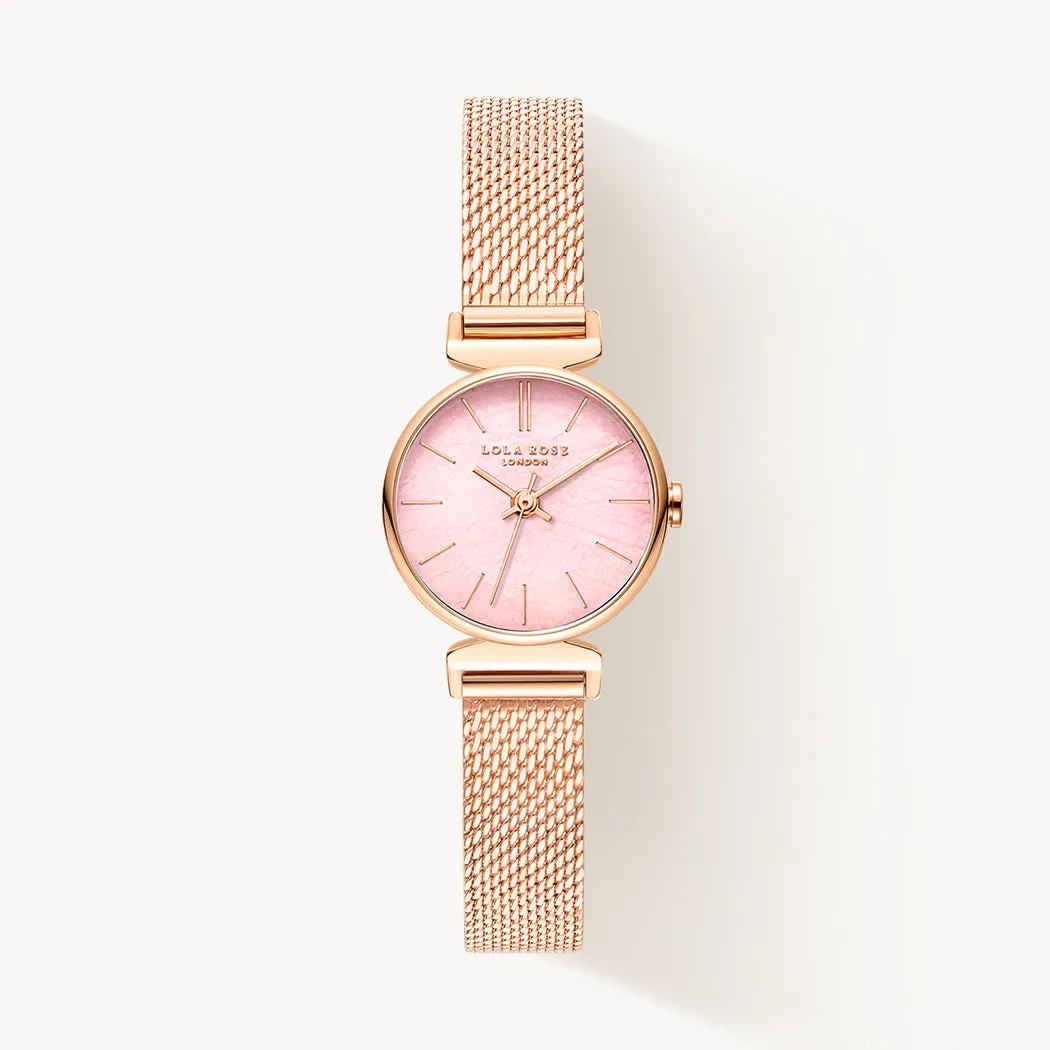Pink Crystal Watch sold by Lola Rose