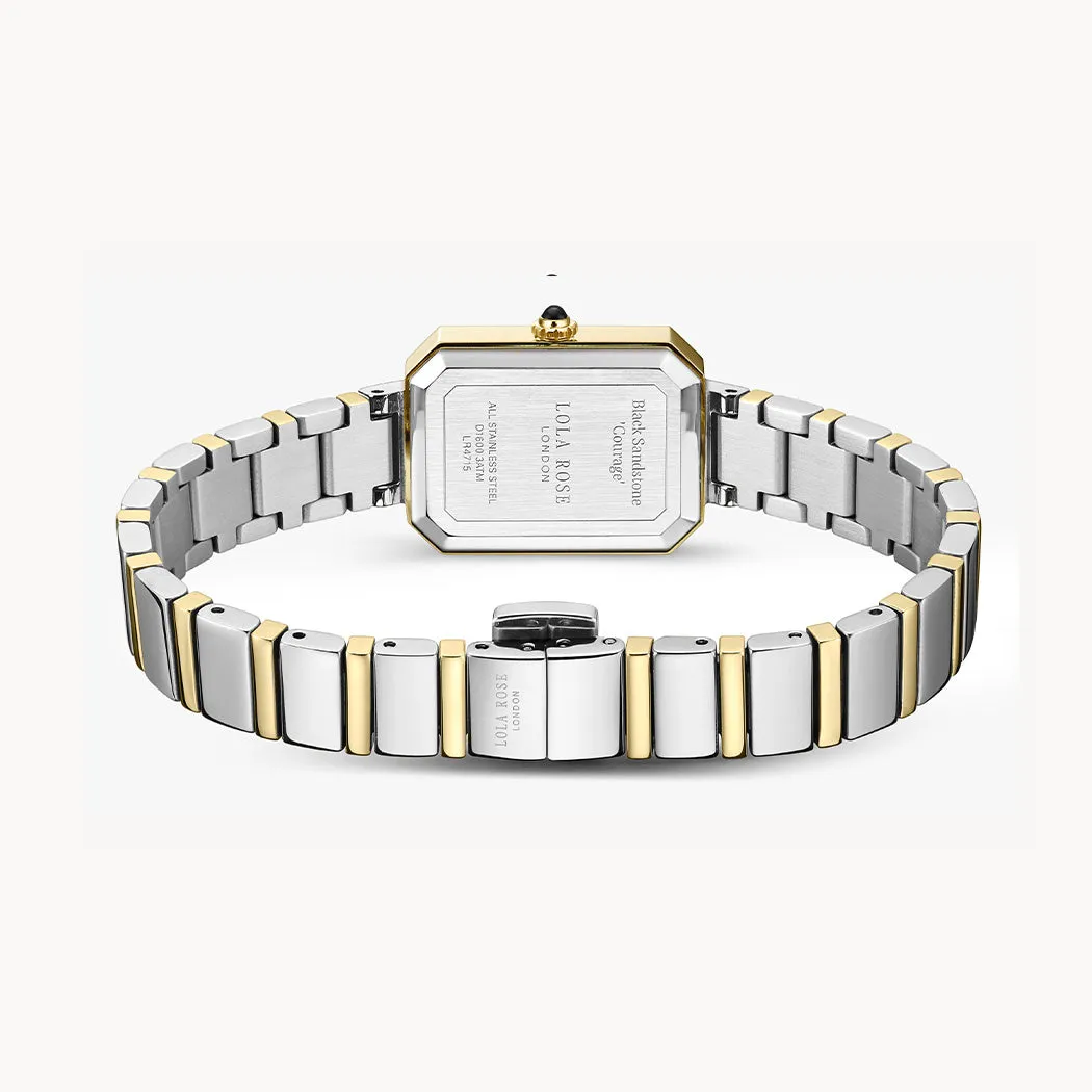 Ms. Lola Black Sandstone Watch with Quick-Release Strap sold by Lola Rose product image thumbnail 5