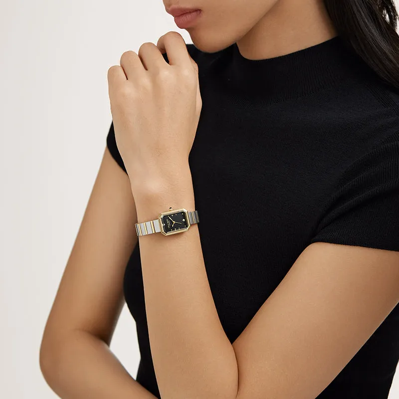 Ms. Lola Black Sandstone Watch with Quick-Release Strap sold by Lola Rose product image thumbnail 3