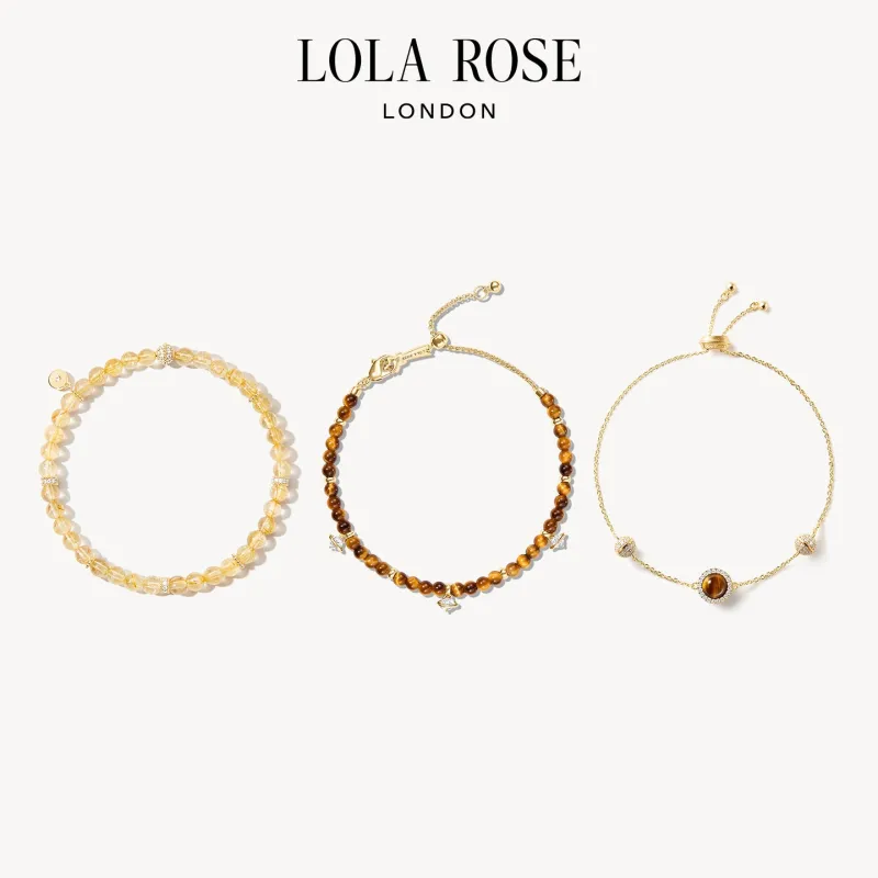 New Heliocentric & Tiger's Eye Bracelet Gift Sets sold by Lola Rose