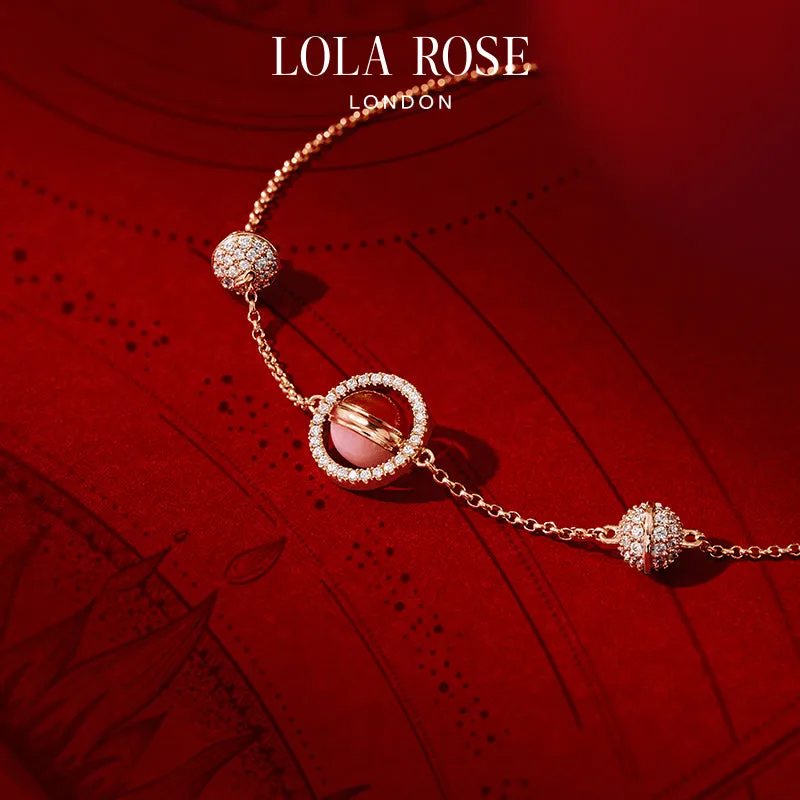 Heliocentric Pink Opal & Carnelian Bracelet in Special Limited Edition Box sold by Lola Rose