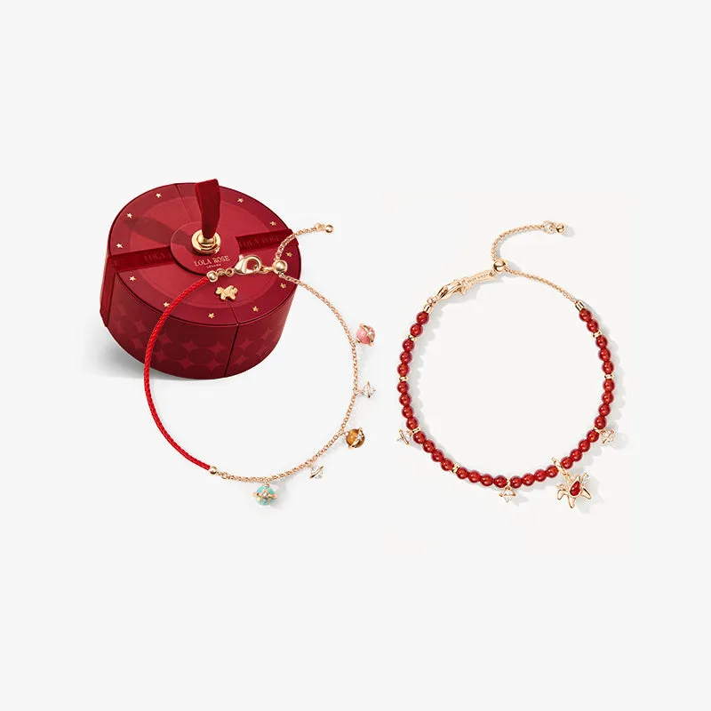 Heliocentric Carnelian Bracelet Set in Special Limited Edition Box sold by Lola Rose