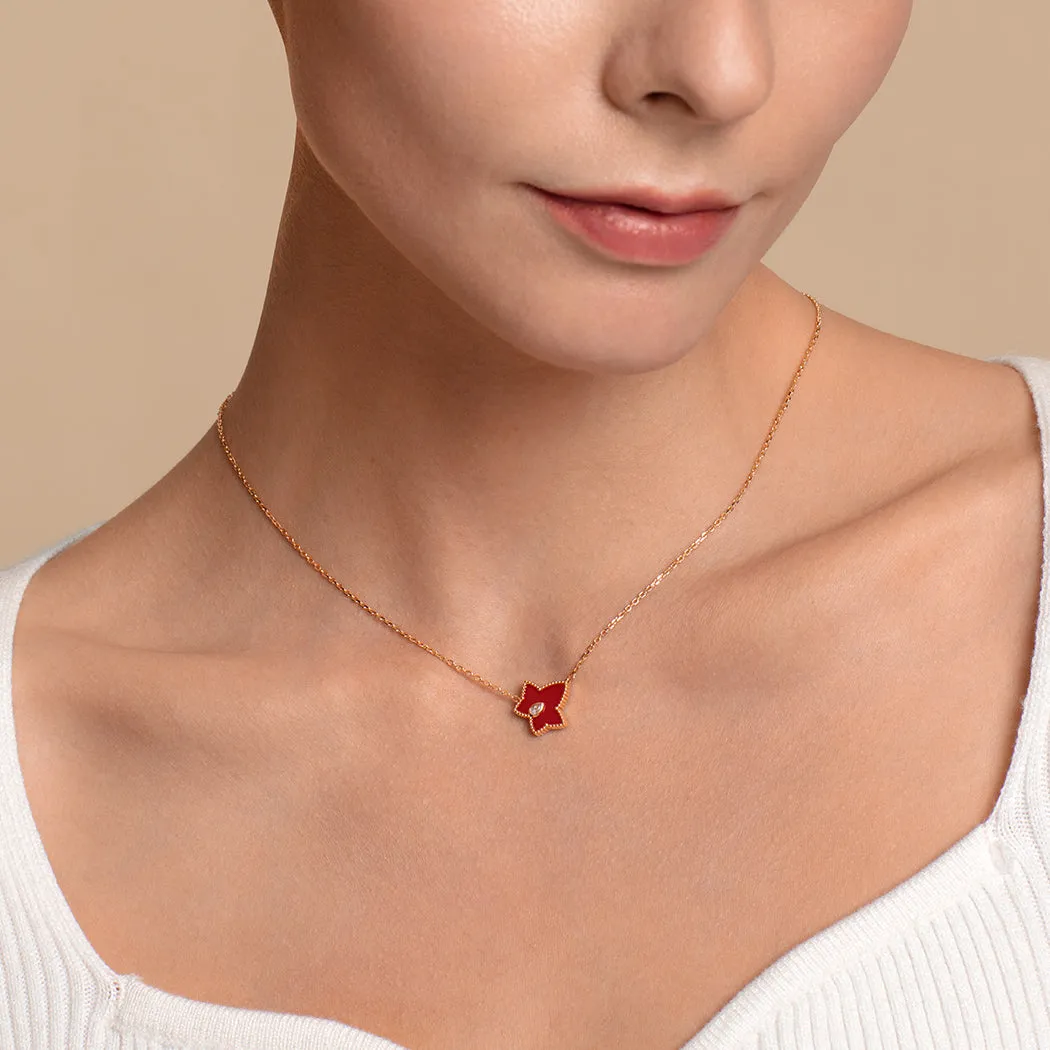 Carnelian Bead Necklace in Special Limited Edition Box sold by Lola Rose product image thumbnail 3