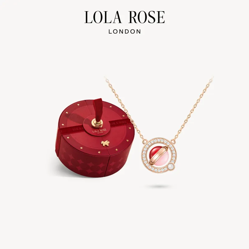 Heliocentric Carnelian Necklace in Special Limited Edition Box sold by Lola Rose