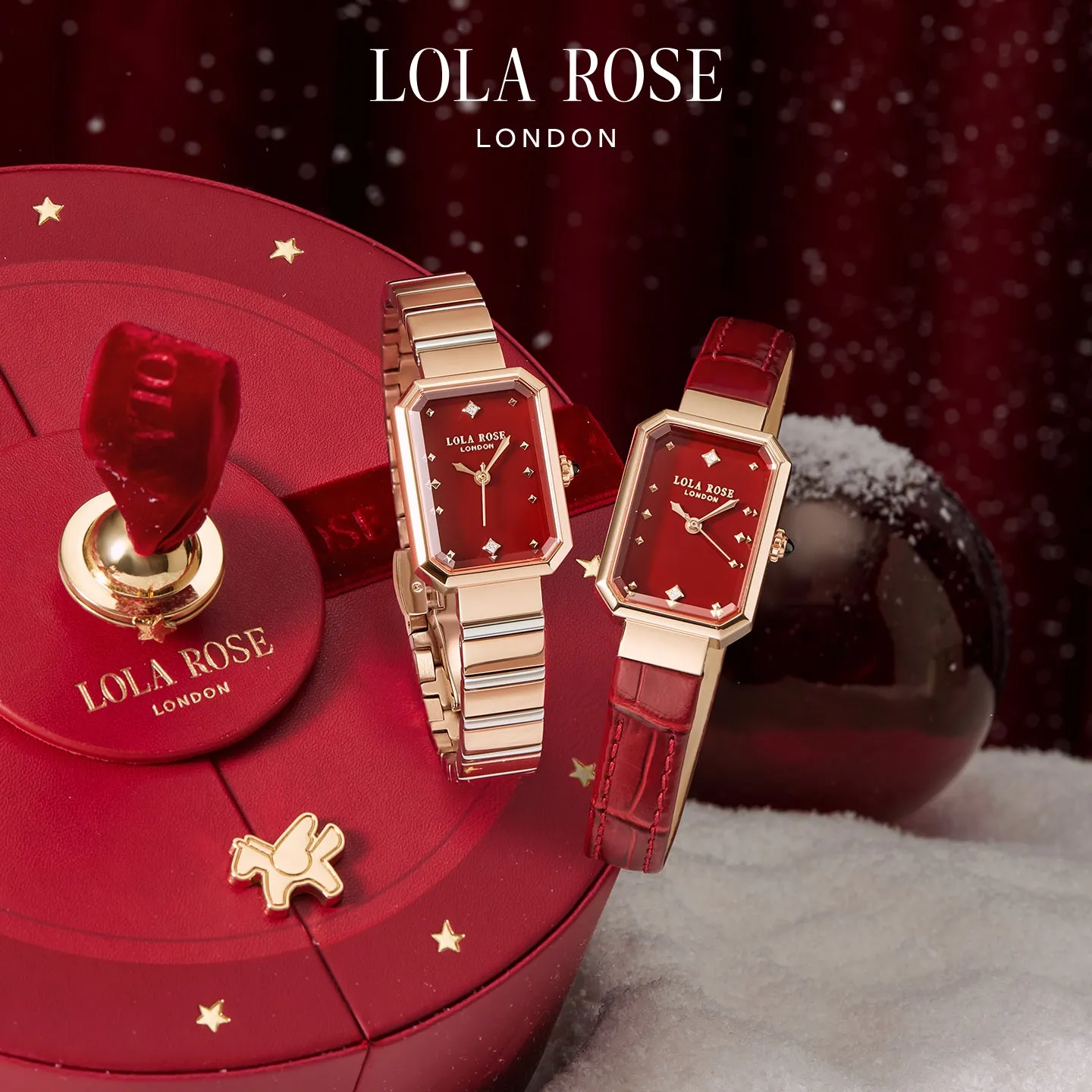 Ms. Lola Red Carnelian Watch with Two Strap Set in Special Limited Edition Box sold by Lola Rose product image thumbnail 2