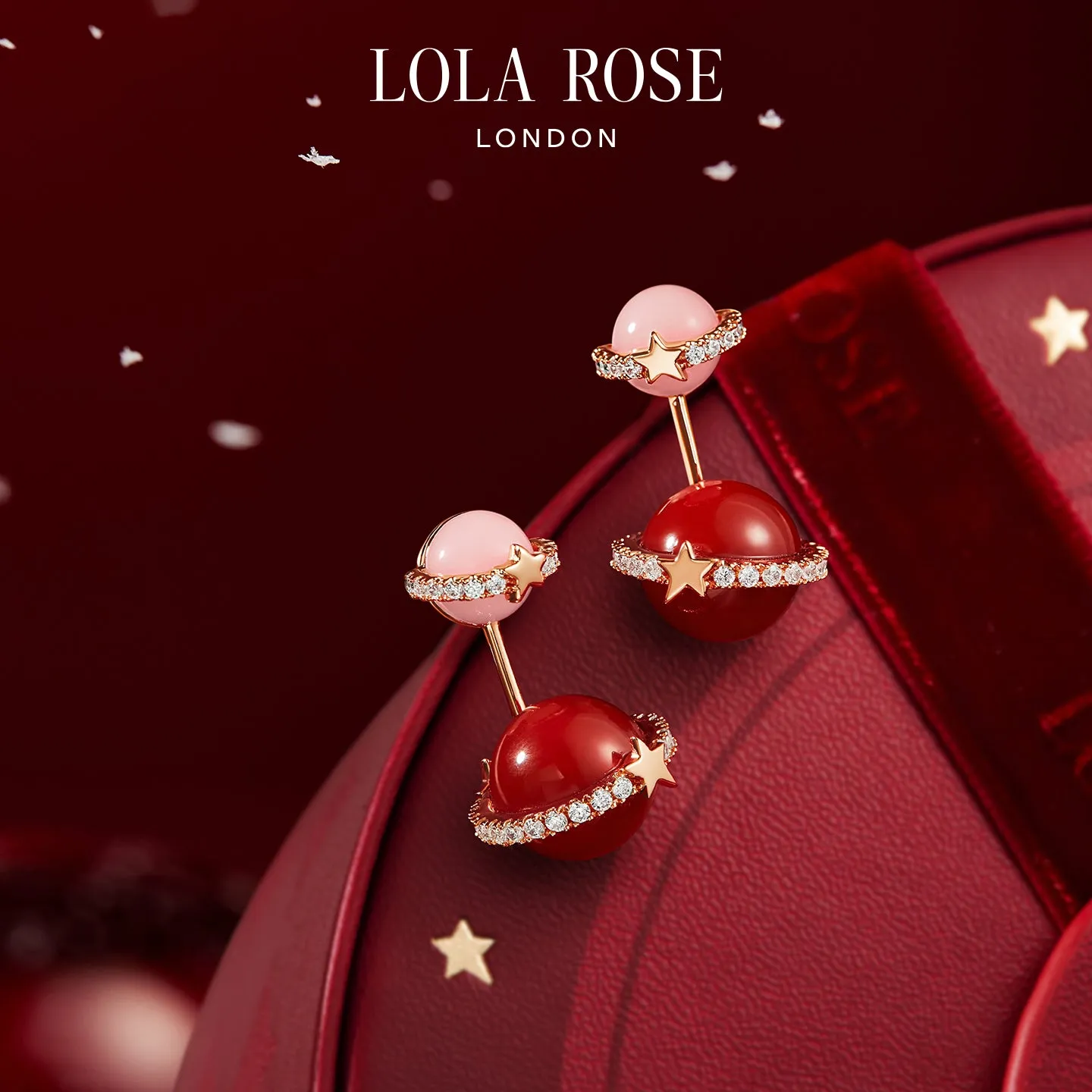Heliocentric Carnelian Earrings in Special Limited Edition Box sold by Lola Rose product image thumbnail 4