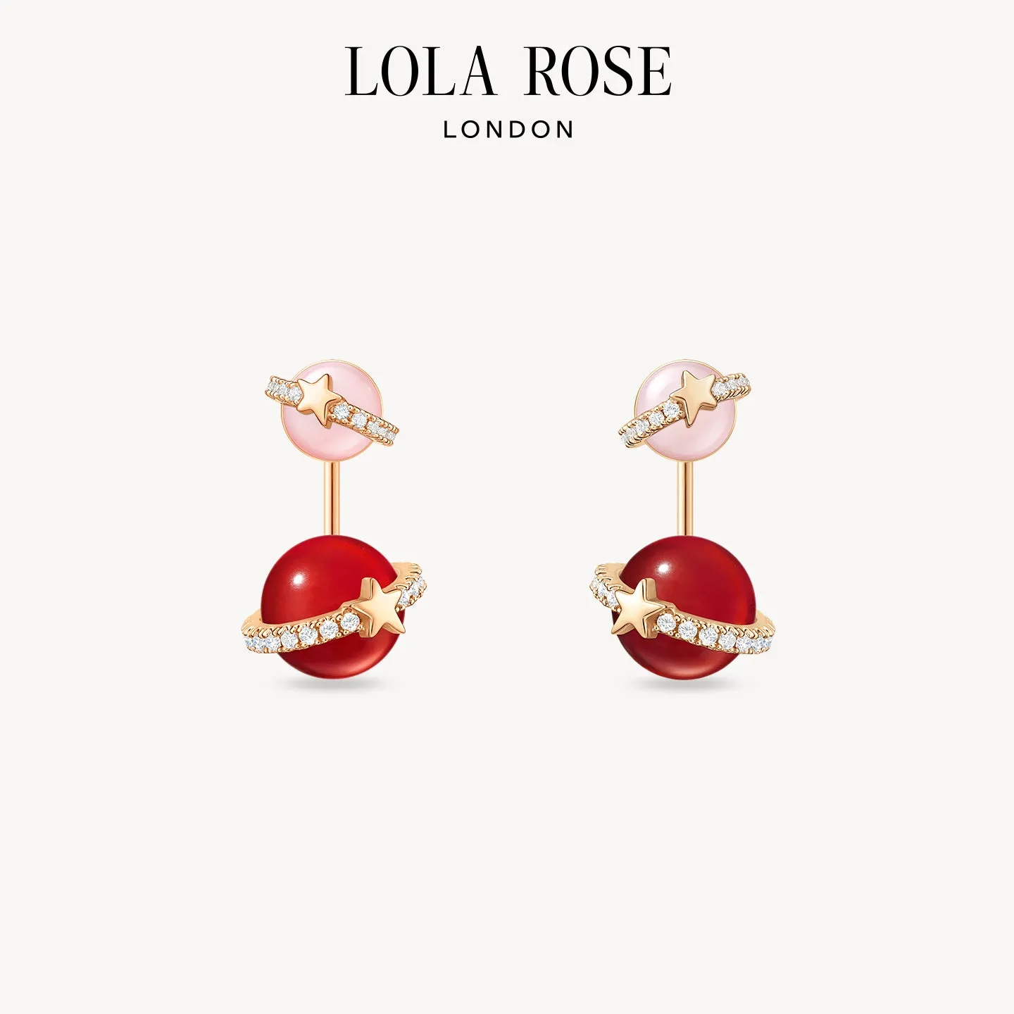 Heliocentric Carnelian Earrings in Special Limited Edition Box sold by Lola Rose