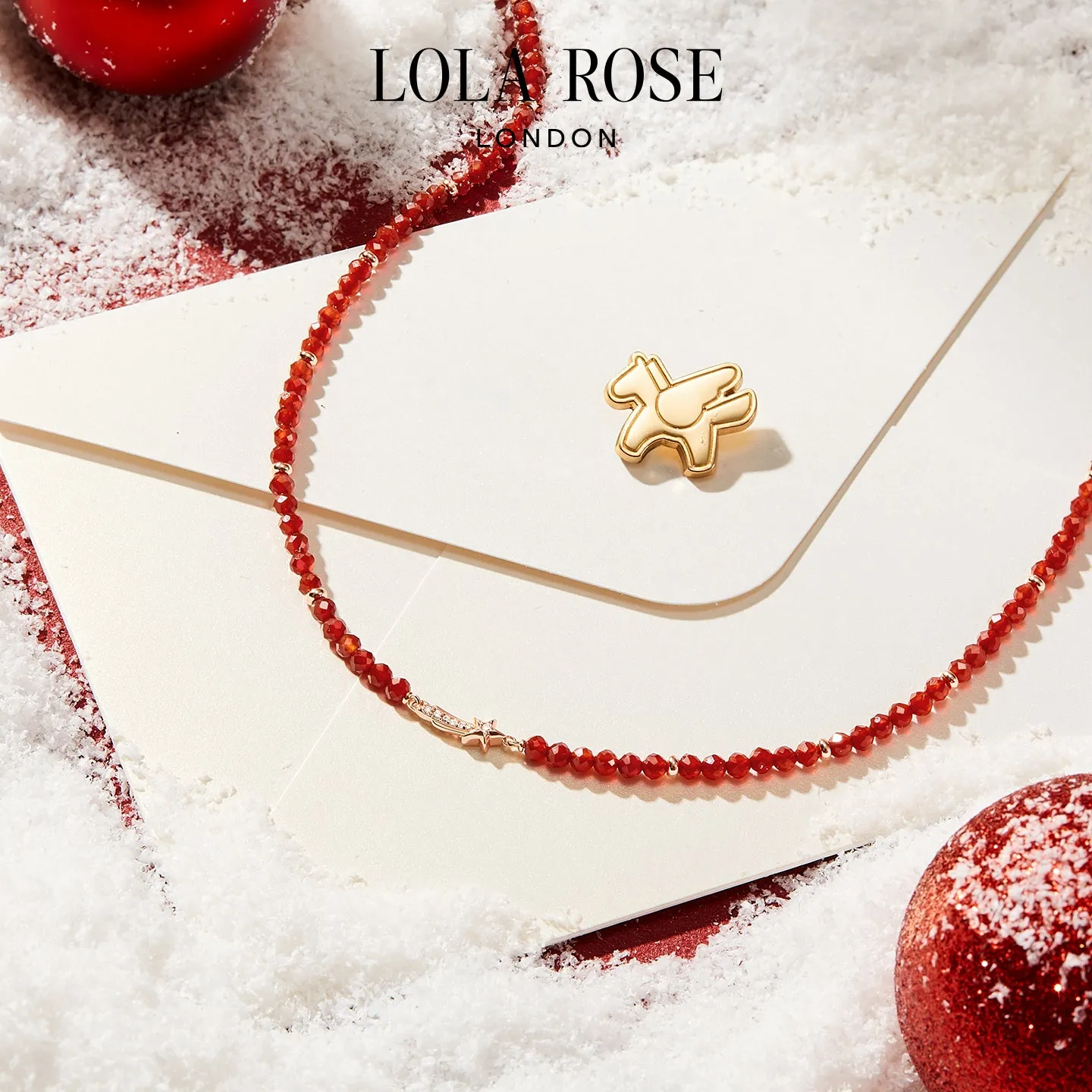 New Heliocentric Red Carnelian Necklace sold by Lola Rose product image thumbnail 2