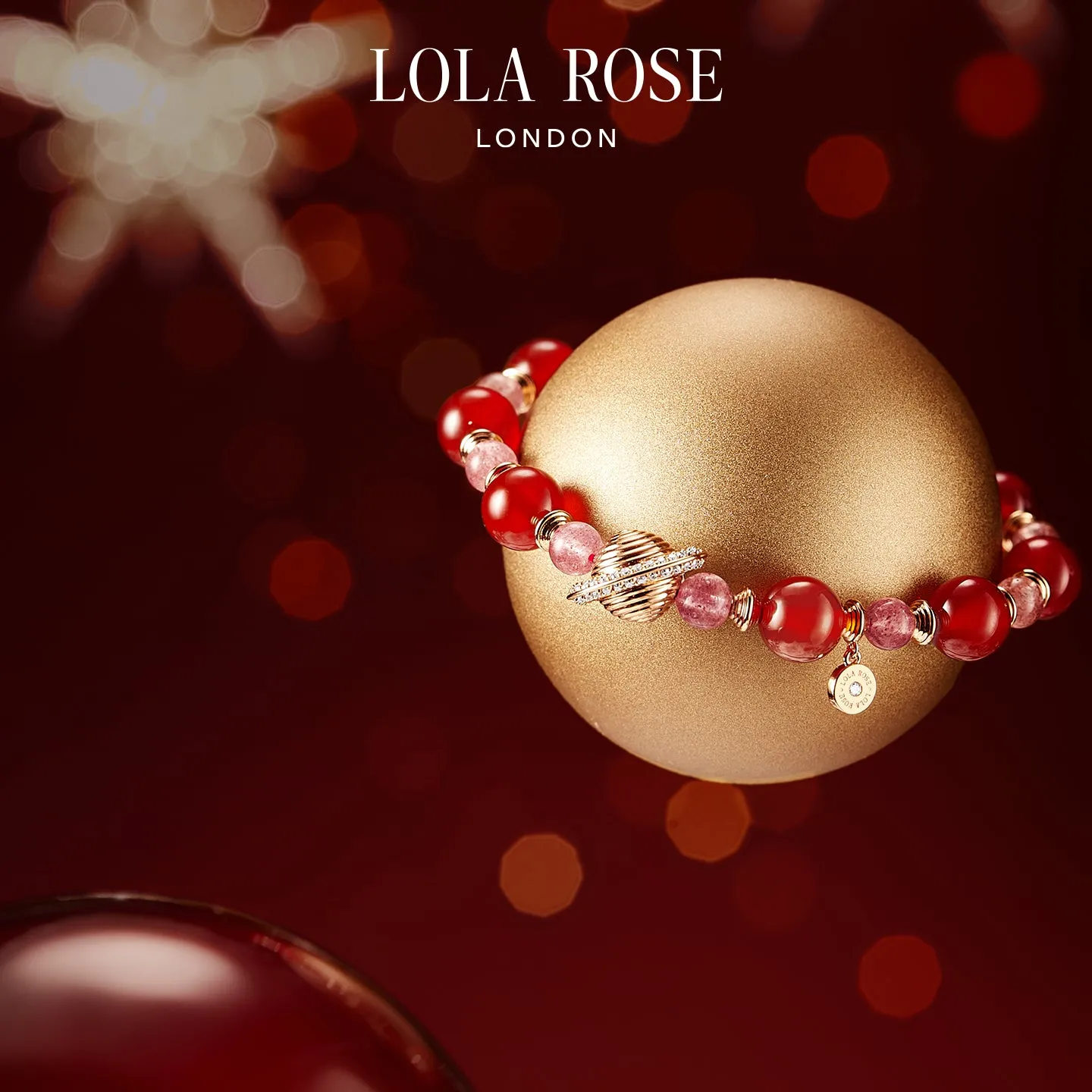 Ms. Lola Red Carnelian Watch with Two Strap Set & Heliocentric Bracelet Gift Set sold by Lola Rose product image thumbnail 2