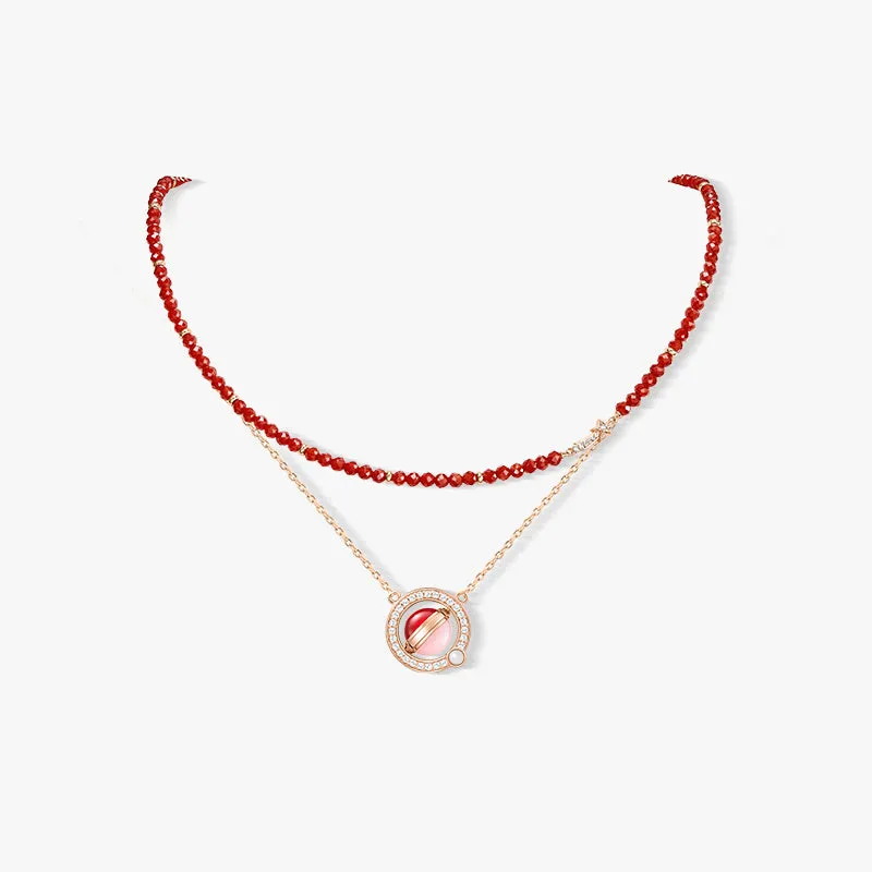 Two Heliocentric Carnelian Necklaces Gift Set sold by Lola Rose