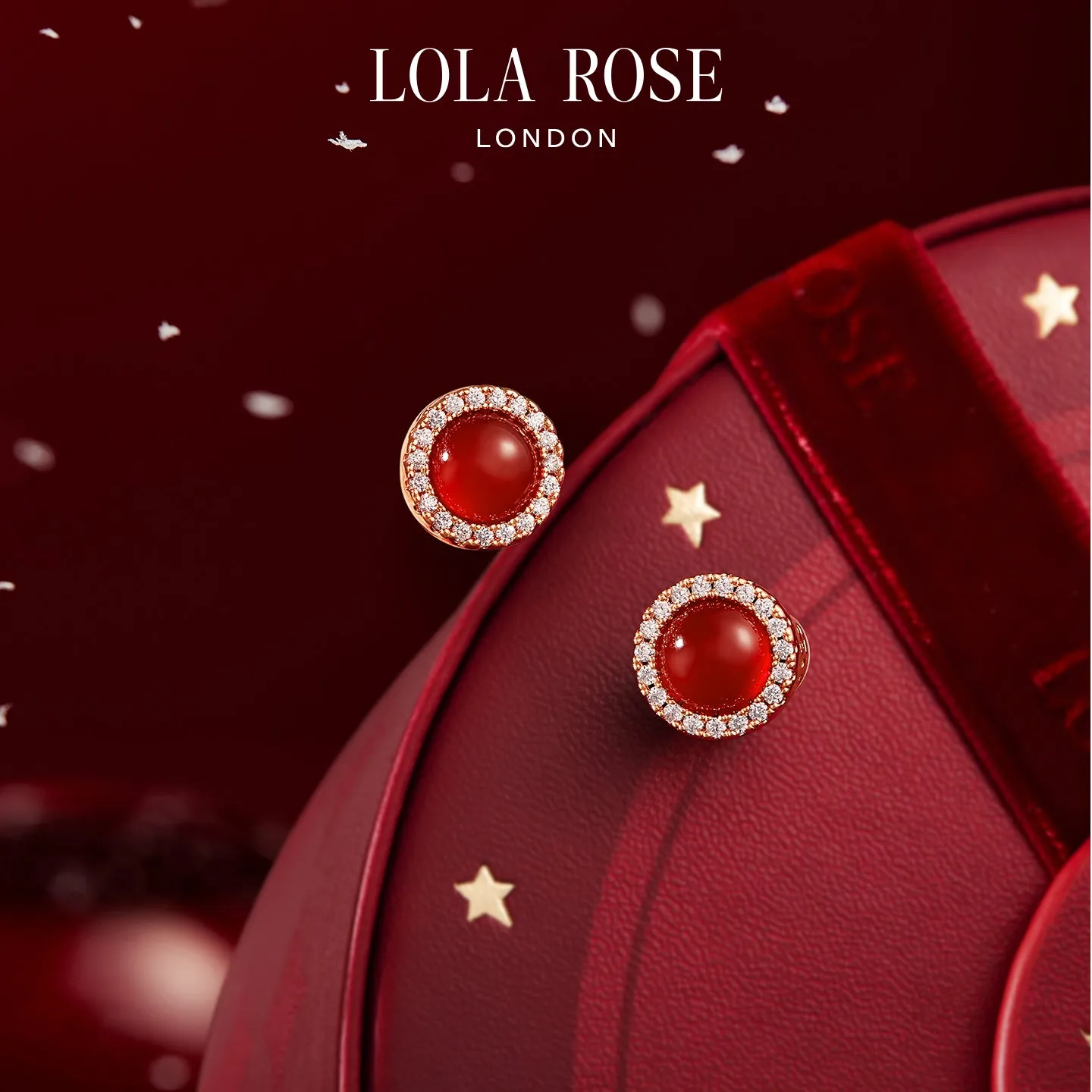 Heliocentric Red Carnelian Earrings in Special Limited Edition Box sold by Lola Rose product image thumbnail 4