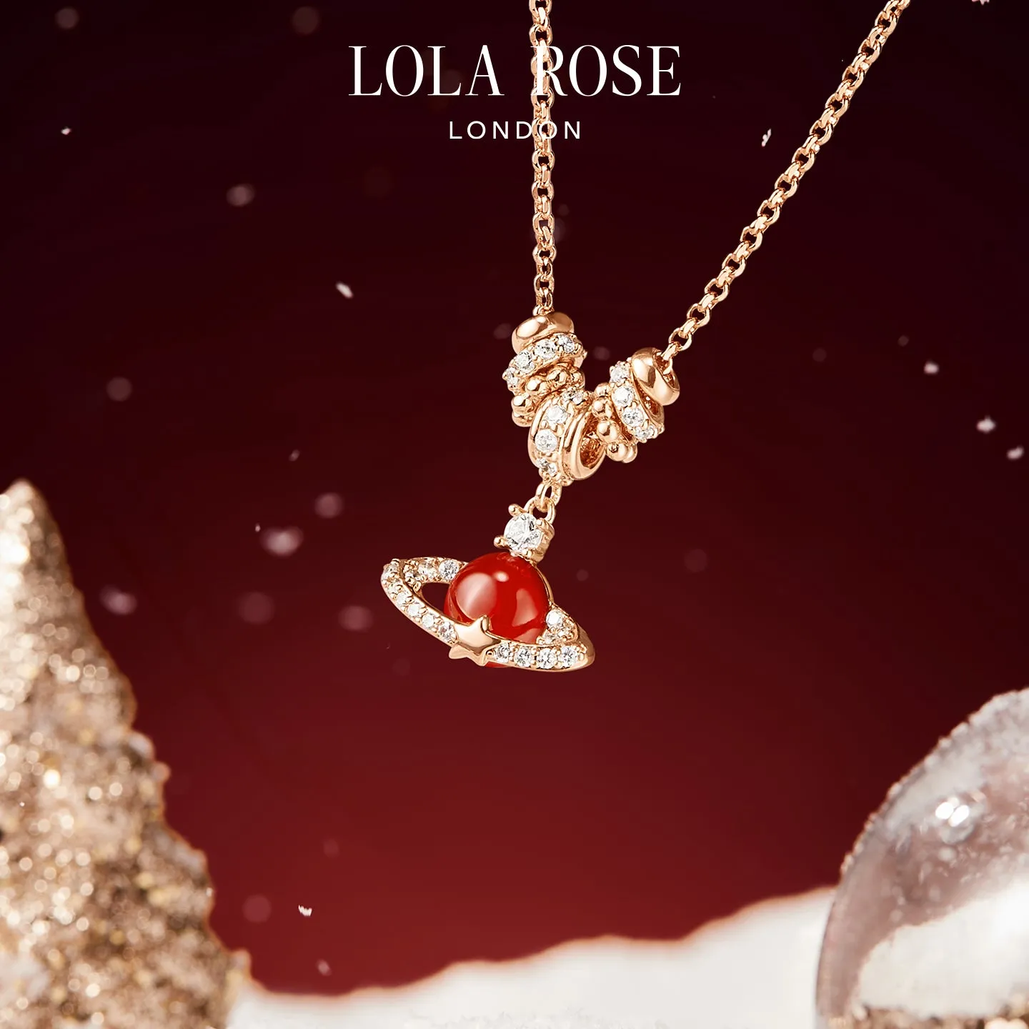 Heliocentric Red Carnelian Necklace sold by Lola Rose product image thumbnail 4