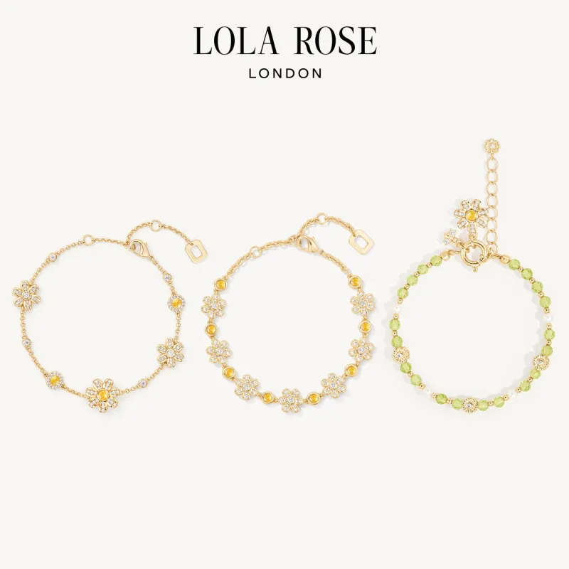 Daisy Bracelet Gift Set made by Lola Rose