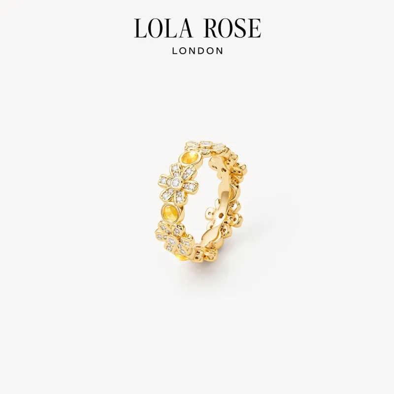 Daisy Mini Band Ring (Shipping from March 21th) sold by Lola Rose