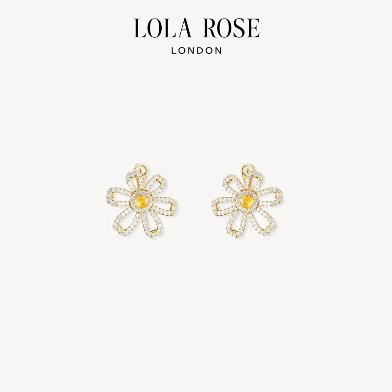 Daisy Statement Earrings (Shipping from March 21th) sold by Lola Rose