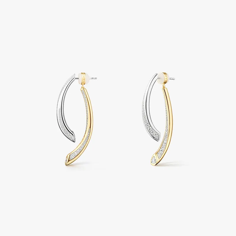 Vyne Zircon Earrings made by Lola Rose