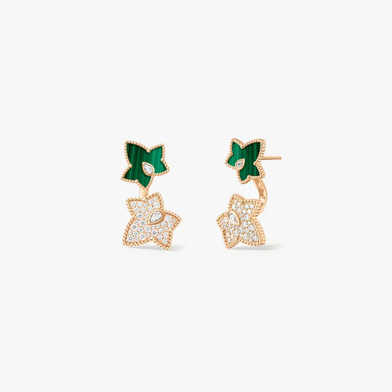 Malachite Stud Earrings made by Lola Rose
