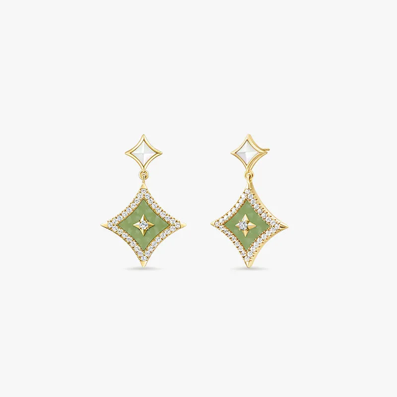 Aventurine Earrings made by Lola Rose