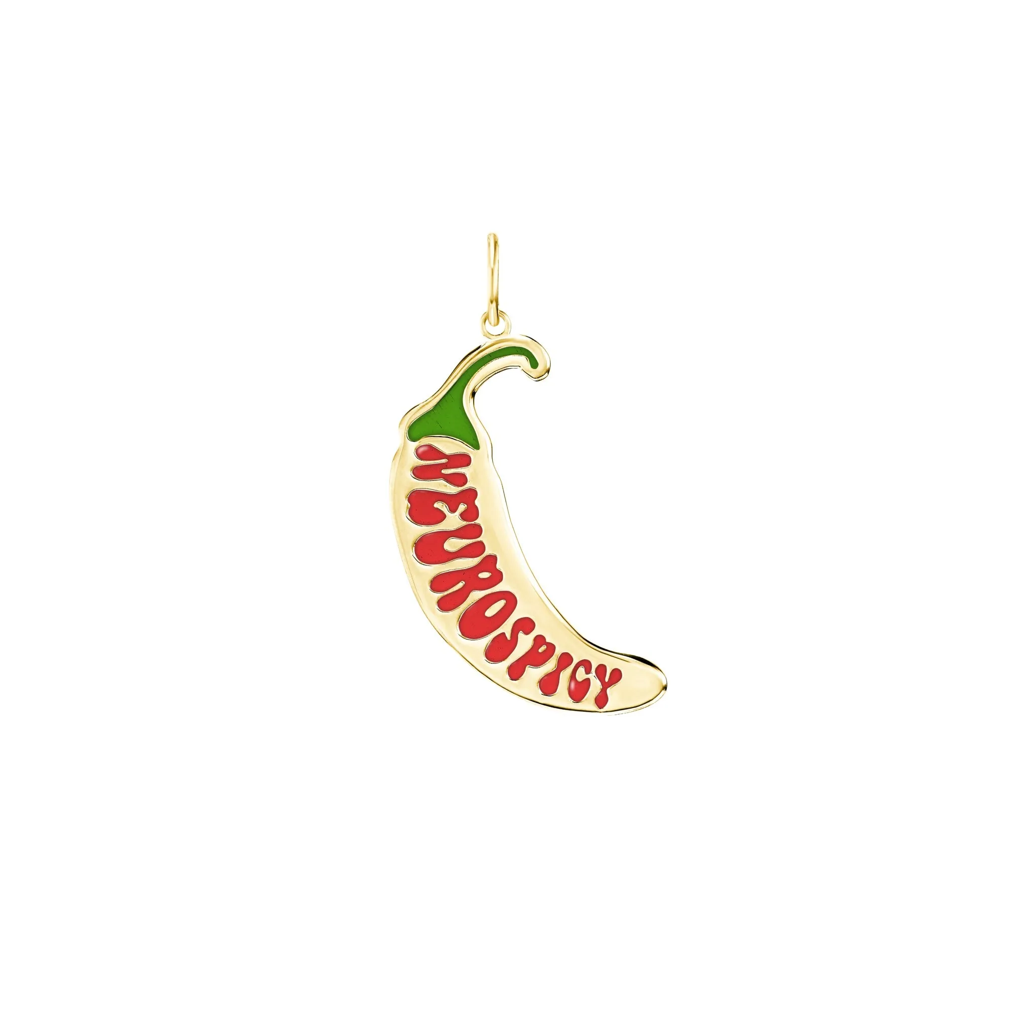 Gold 'Neurospicy' Pepper Pendant sold by Mad Fine product image thumbnail 2
