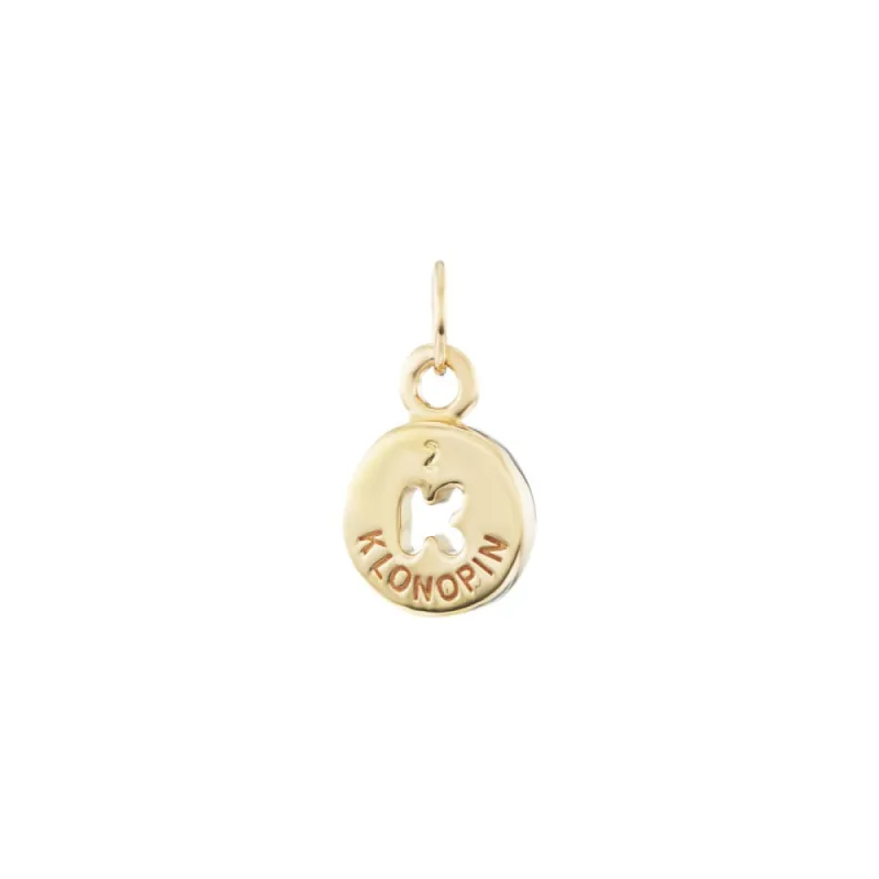 Gold Klonopin Pendant sold by Mad Fine