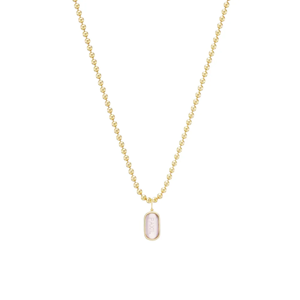 Rose Quartz Paxil Pendant sold by Mad Fine product image thumbnail 3