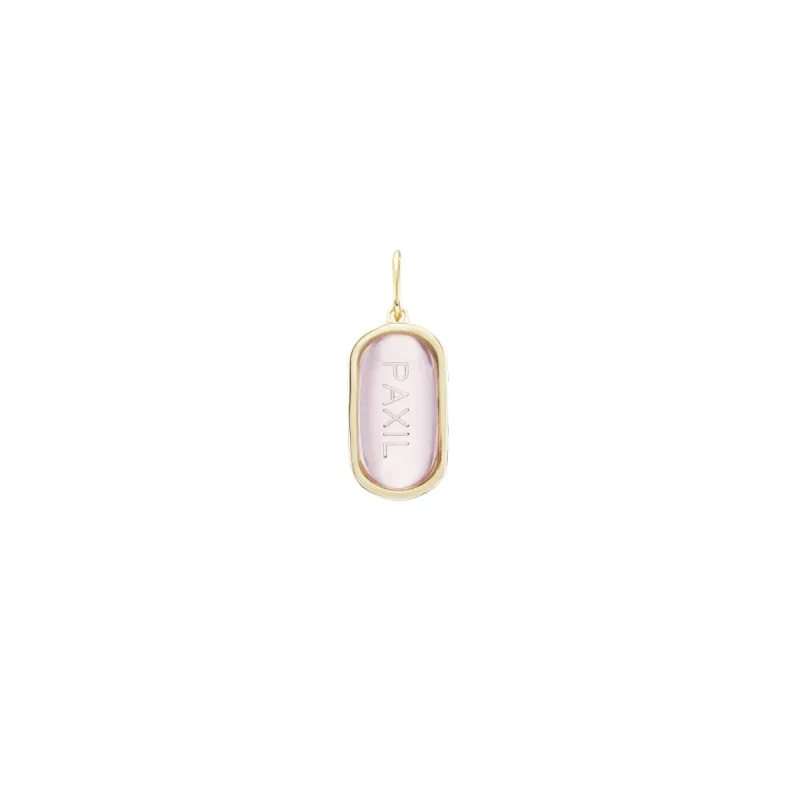 Rose Quartz Paxil Pendant sold by Mad Fine