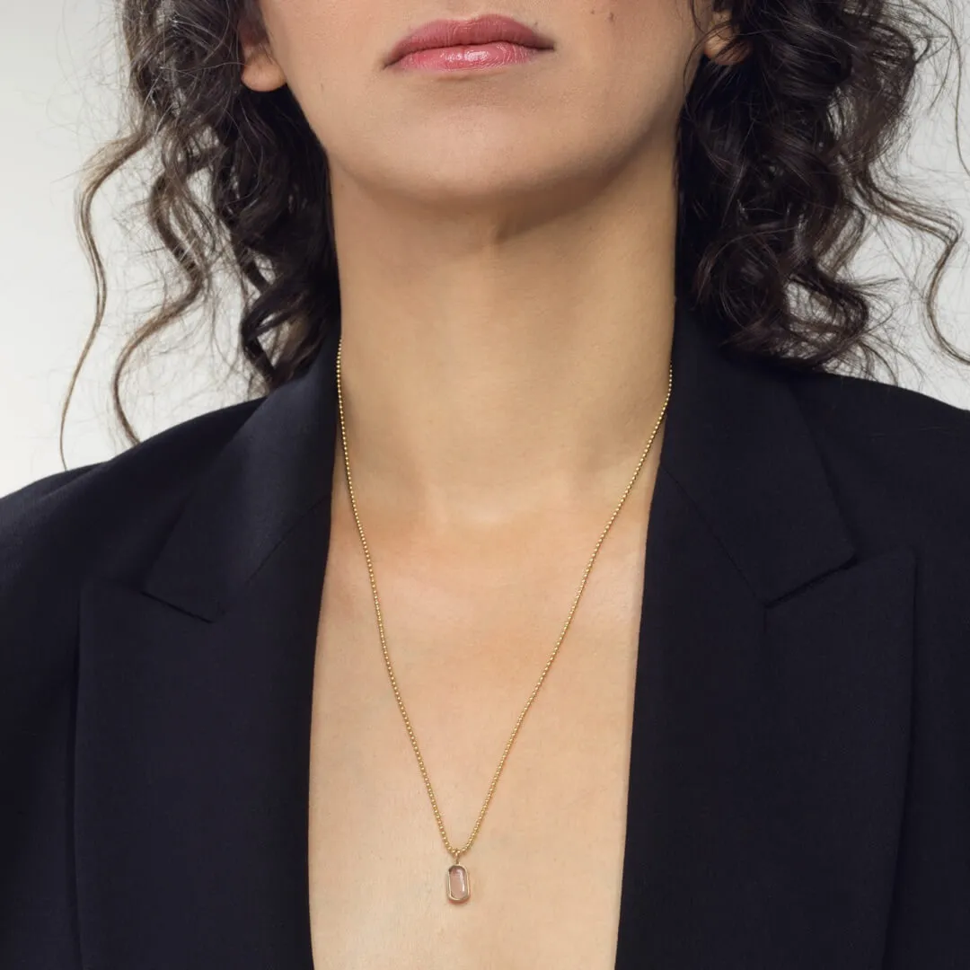 Rose Quartz Paxil Pendant sold by Mad Fine product image thumbnail 2