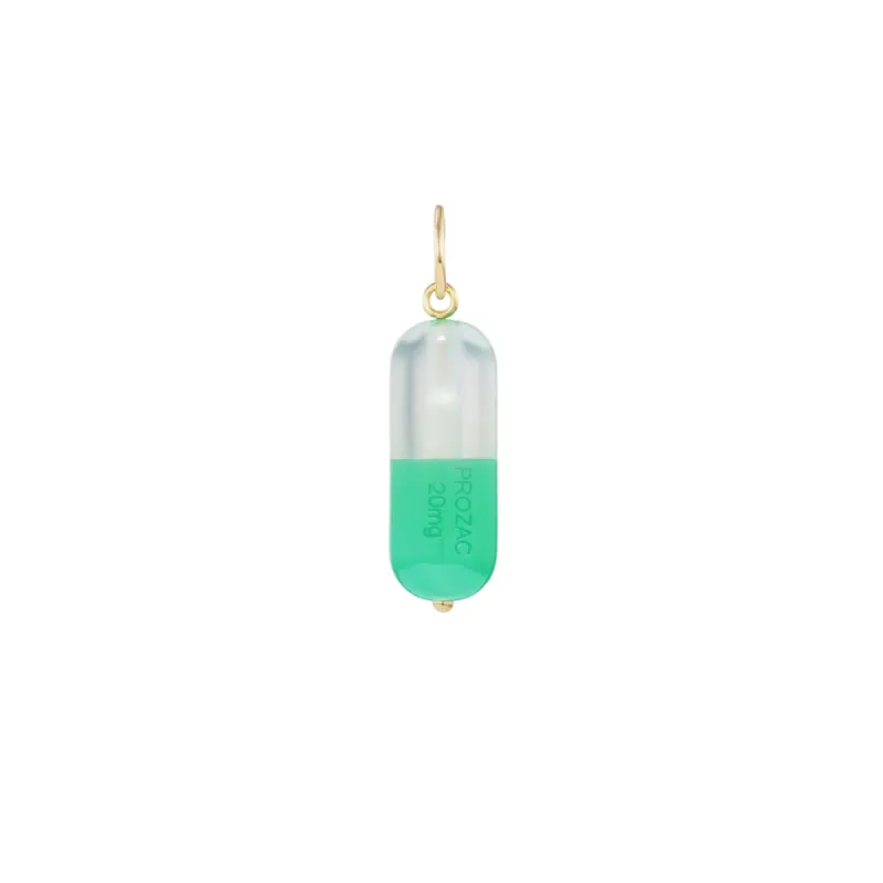 Two-Tone Prozac Pendant sold by Mad Fine