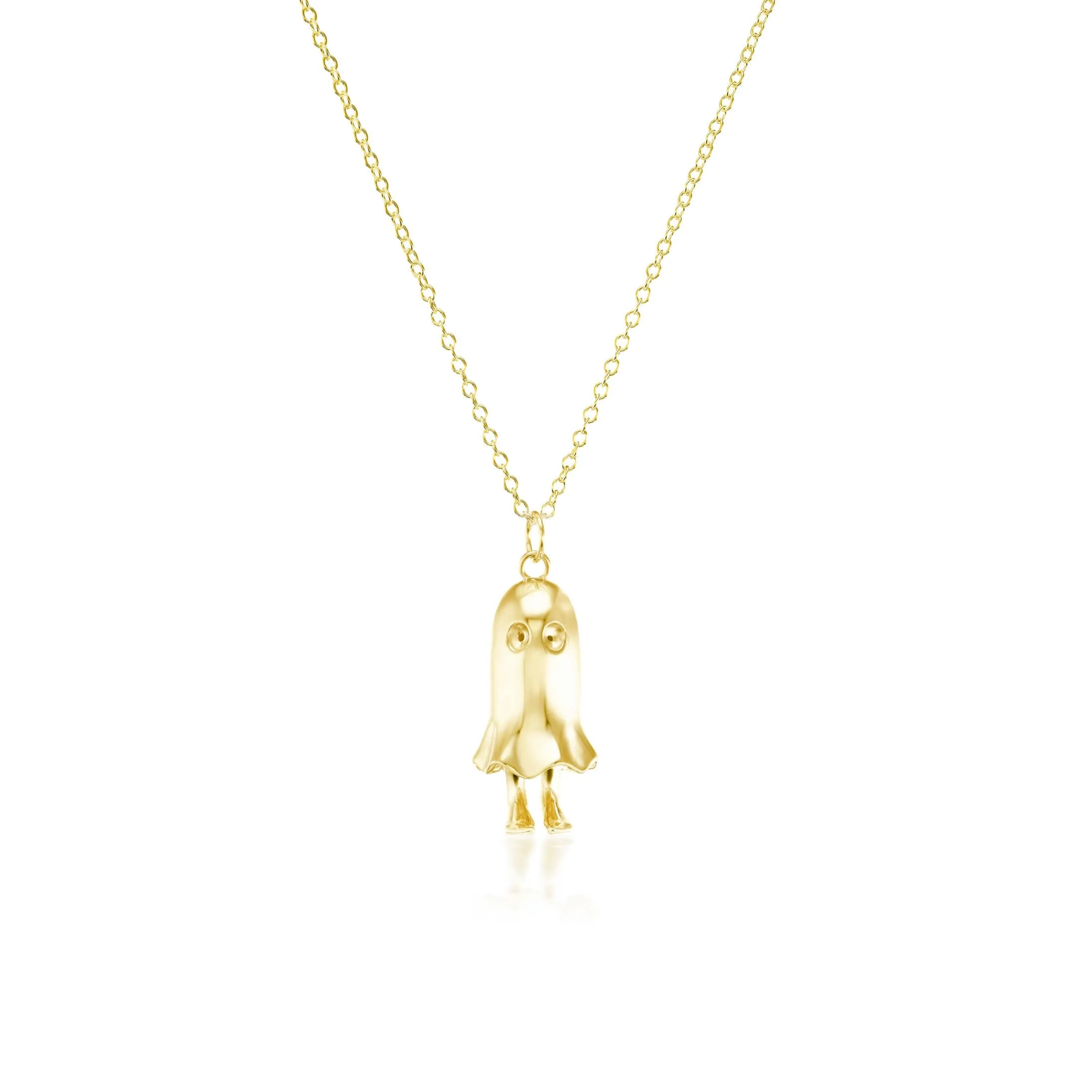 Cute Gold Ghost Pendant sold by Mad Fine product image thumbnail 2