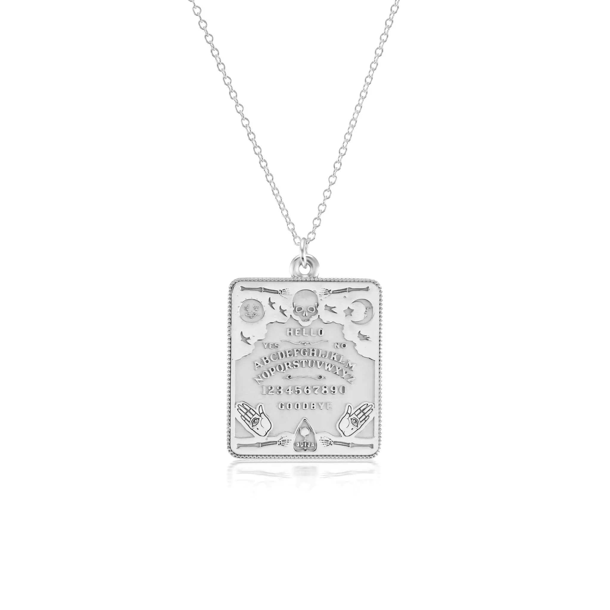 Silver Large Ouija Board Pendant sold by Mad Fine product image thumbnail 2