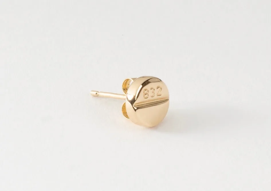 Gold Benzo Studs sold by Mad Fine product image thumbnail 2