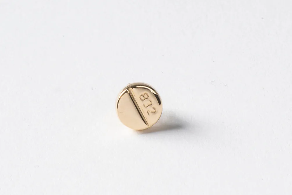 Gold Benzo Studs sold by Mad Fine product image thumbnail 4