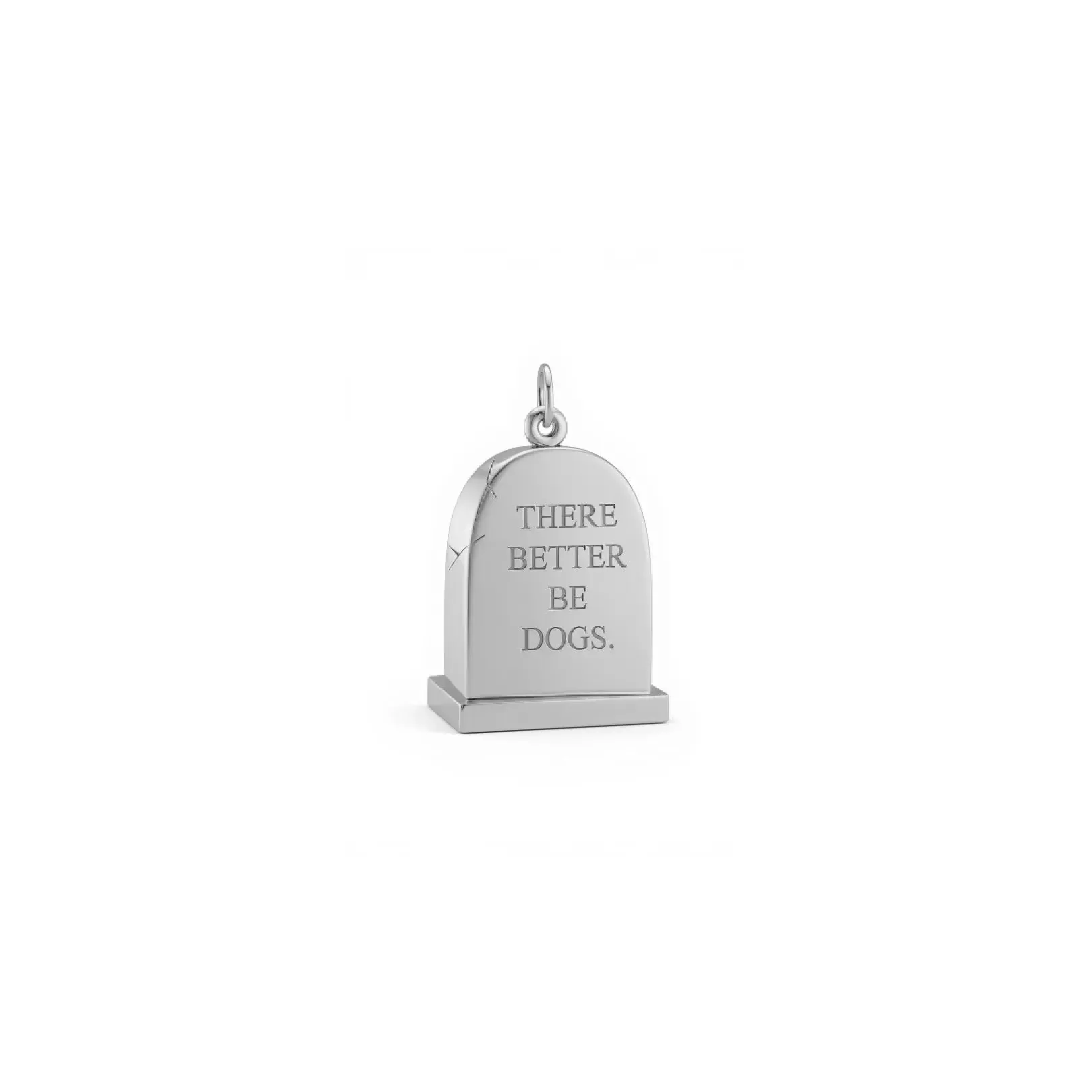 Small Silver Gravestone Pendant sold by Mad Fine