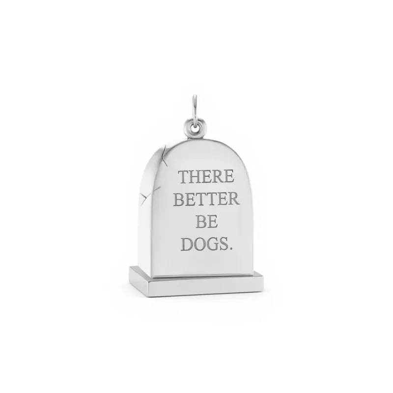 Grande Silver Gravestone Pendant sold by Mad Fine