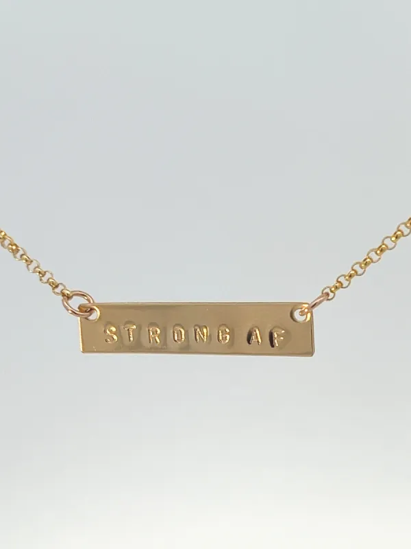 StrongAF Mantra Bar sold by OXB