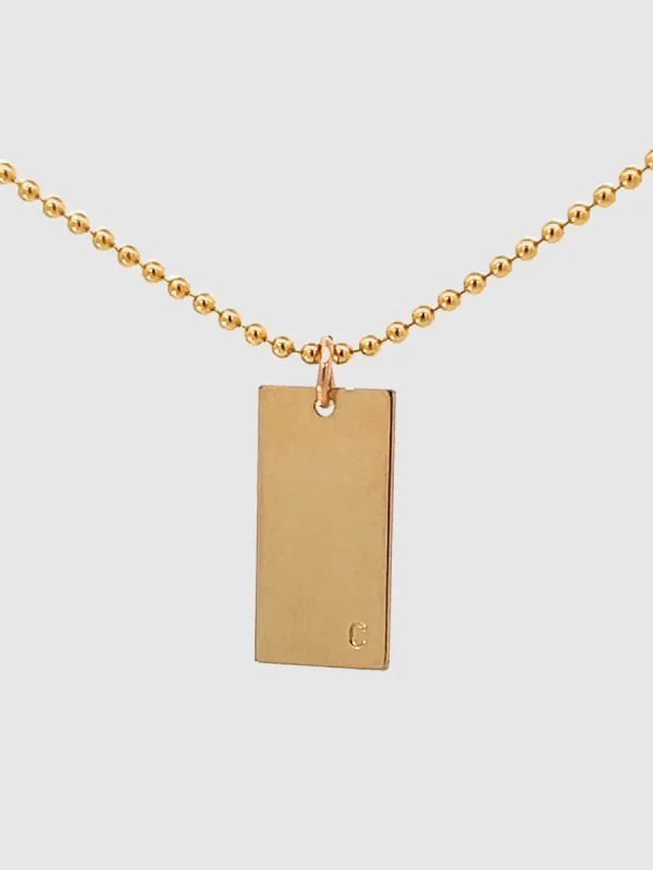 Custom Dogtag Necklace sold by OXB