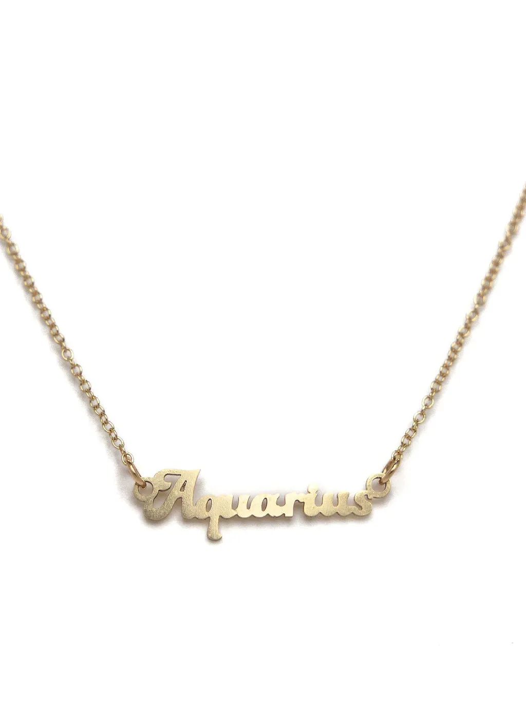Zodiac Nameplate Necklace sold by OXB product image thumbnail 4