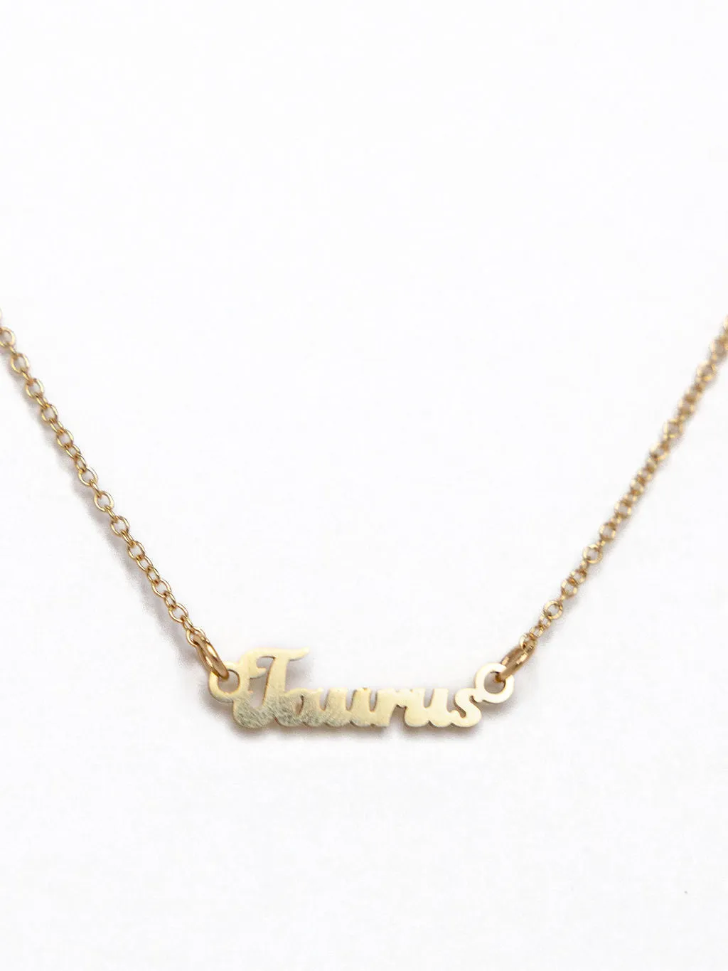 Zodiac Nameplate Necklace sold by OXB product image thumbnail 2