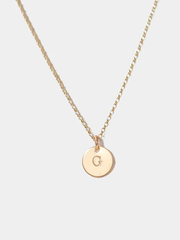 Mini Disc Necklace sold by OXB