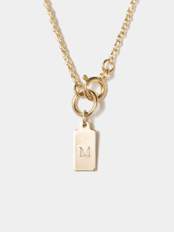 Initial Abby Necklace made by OXB