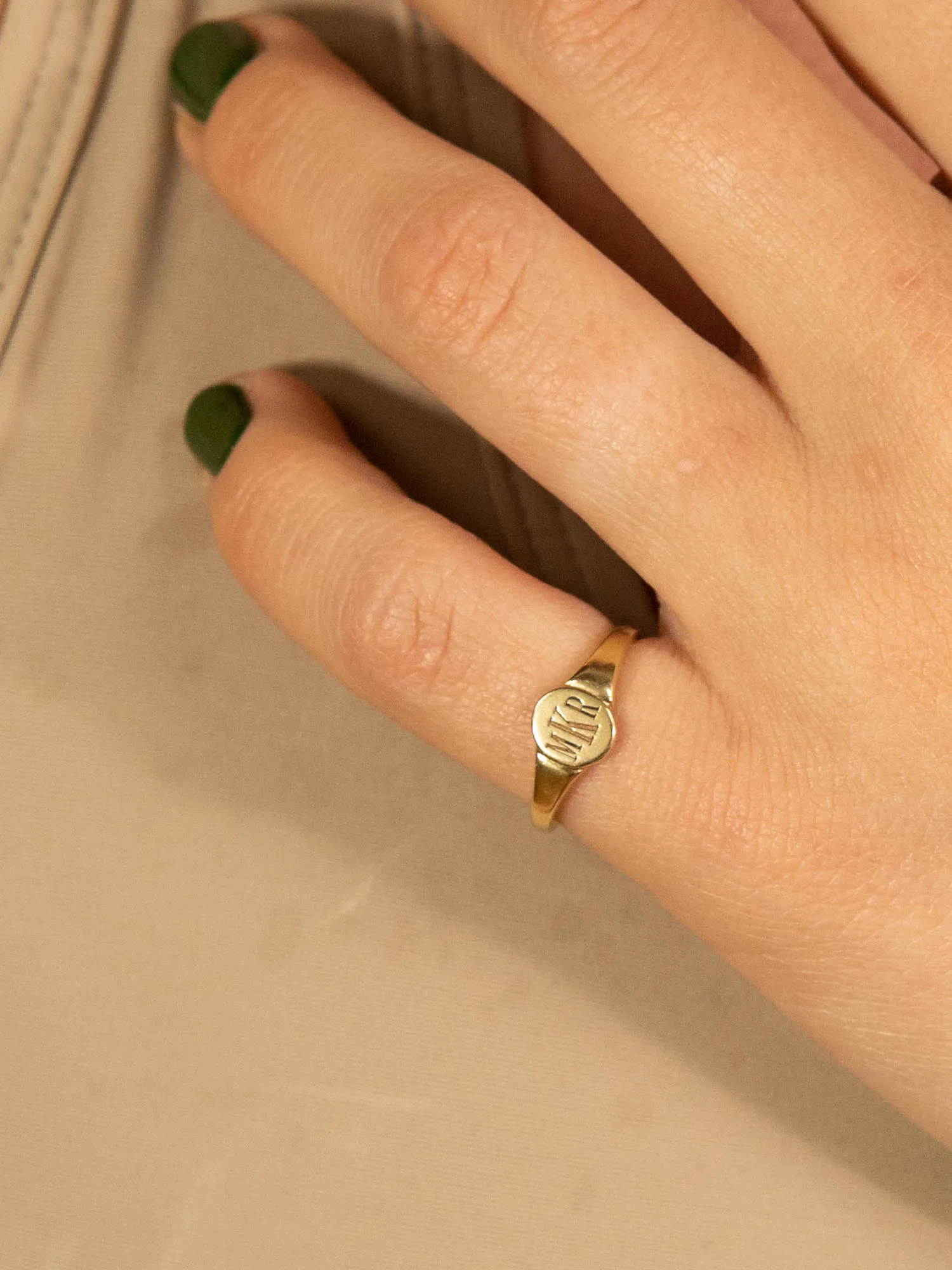 JV Pinky Signet Ring sold by OXB product image thumbnail 2