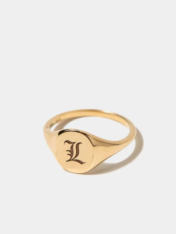 Varsity Signet Ring made by OXB
