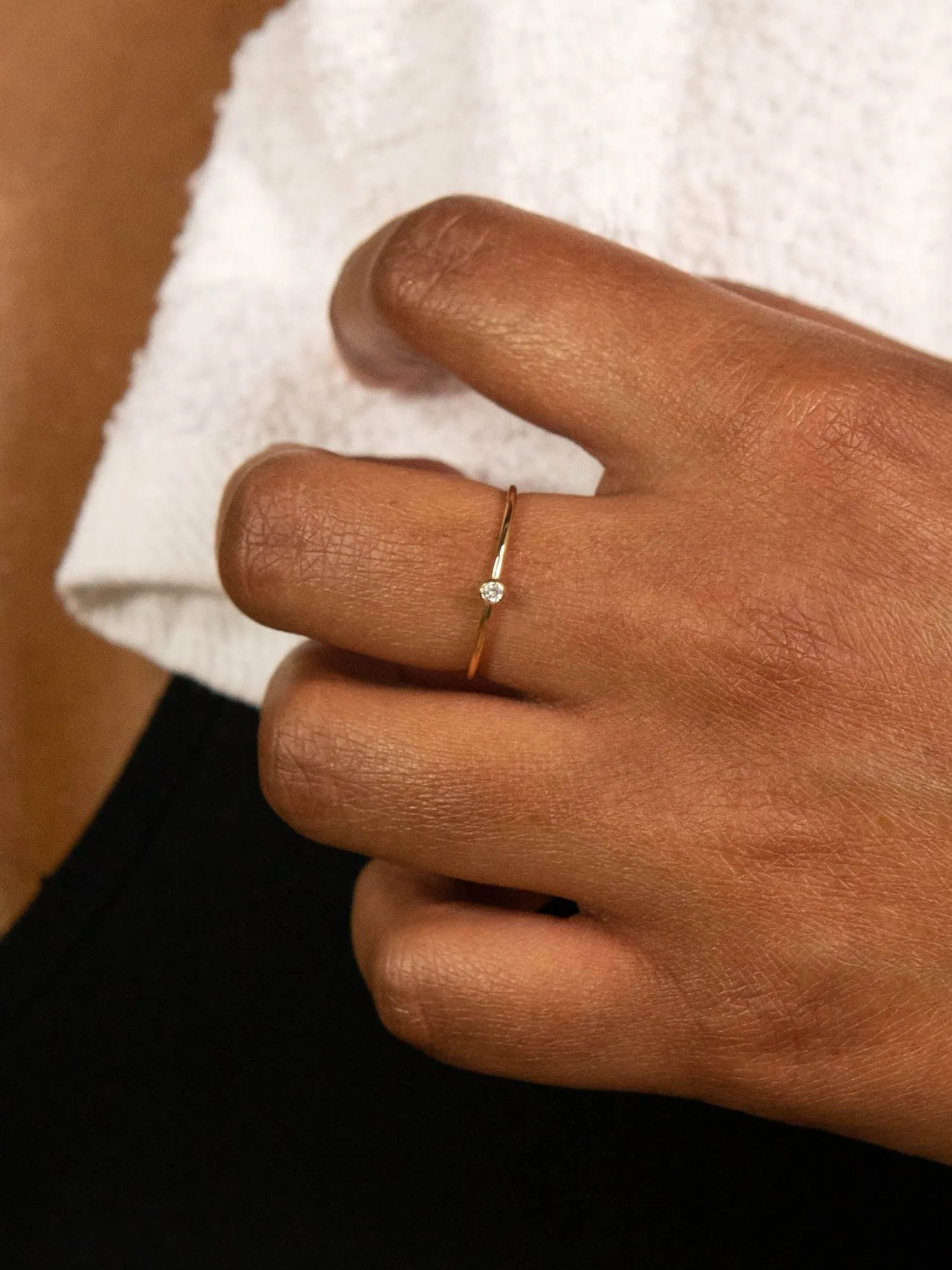 Diamond Stack Ring sold by OXB product image thumbnail 2