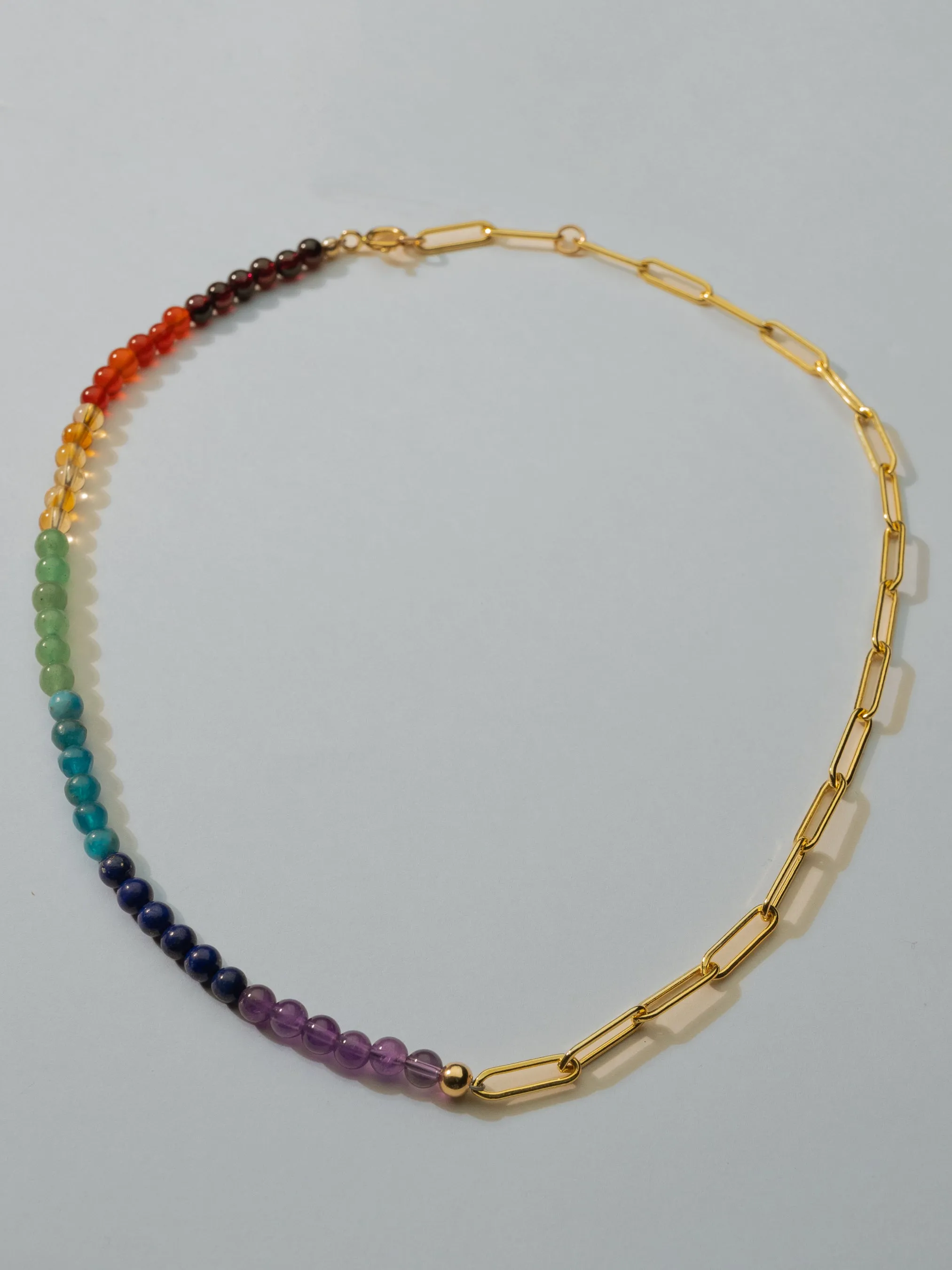 Chakra Halfcourt Necklace sold by OXB