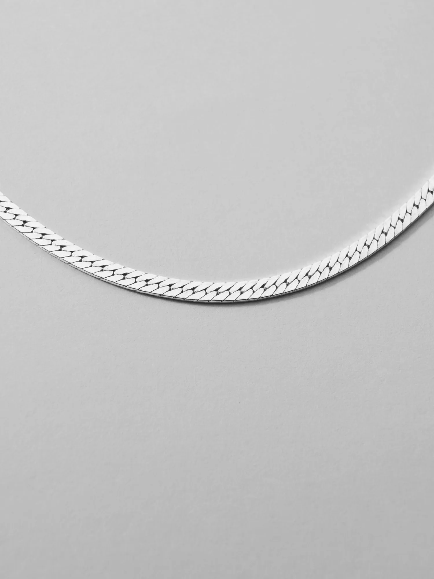 Sterling Silver Herringbone Chain sold by OXB