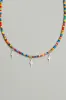 Beaded Bolt Charm Necklace sold by OXB