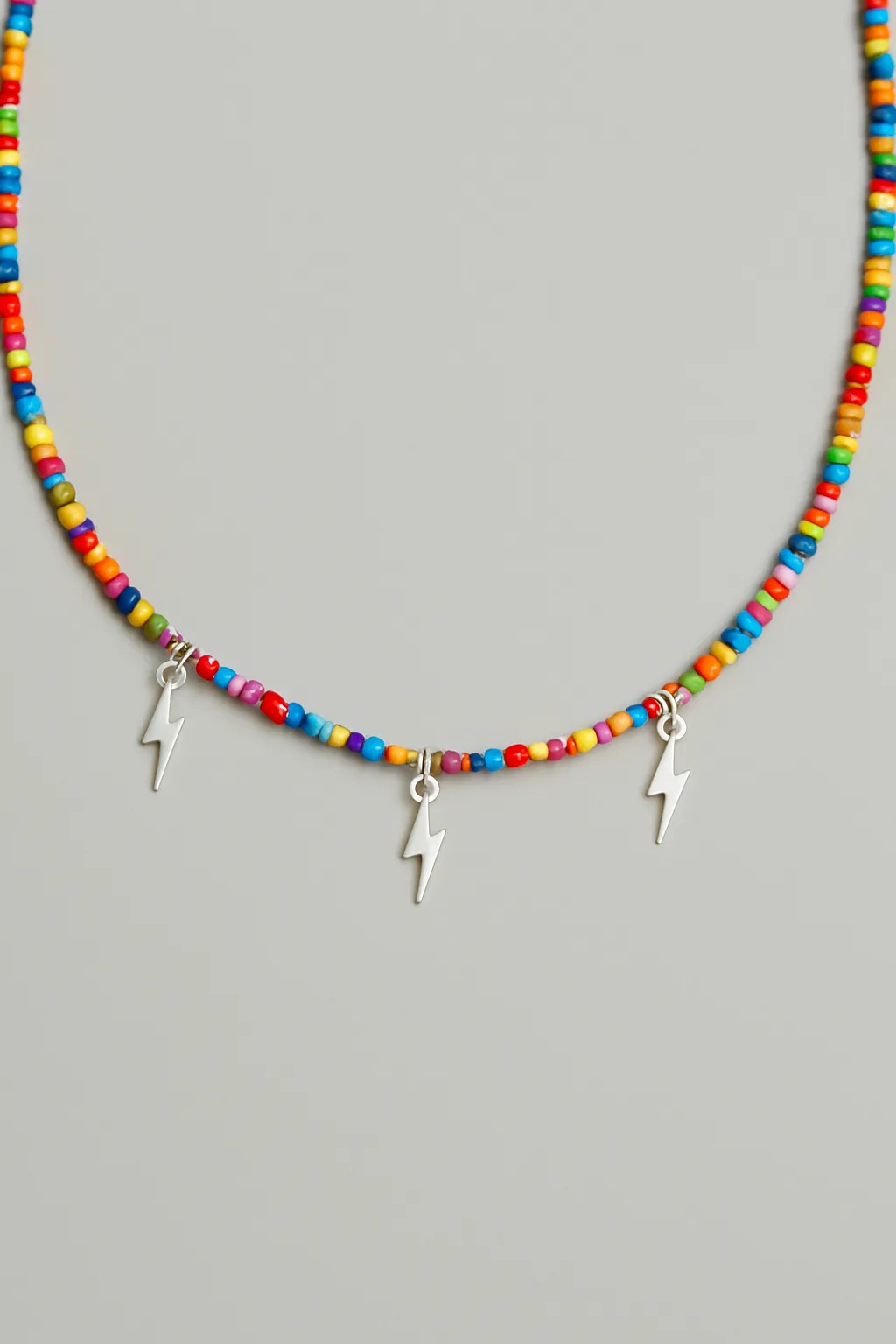 Beaded Bolt Charm Necklace sold by OXB product image thumbnail 2