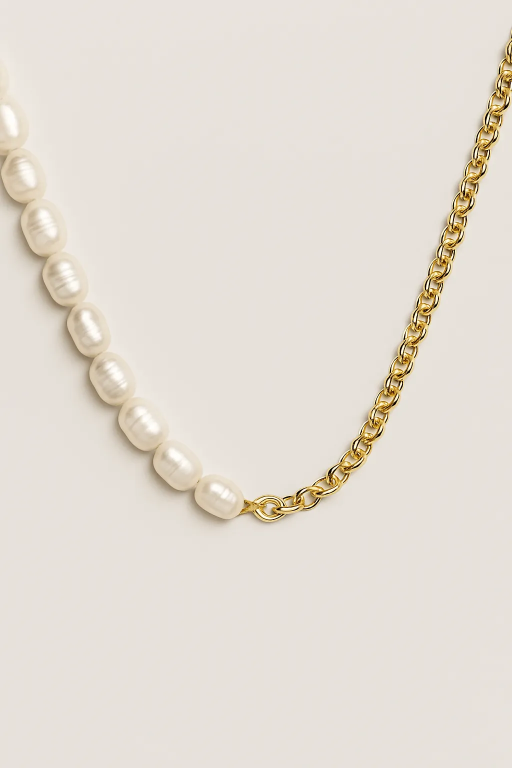 Pearl Halfcourt Necklace sold by OXB