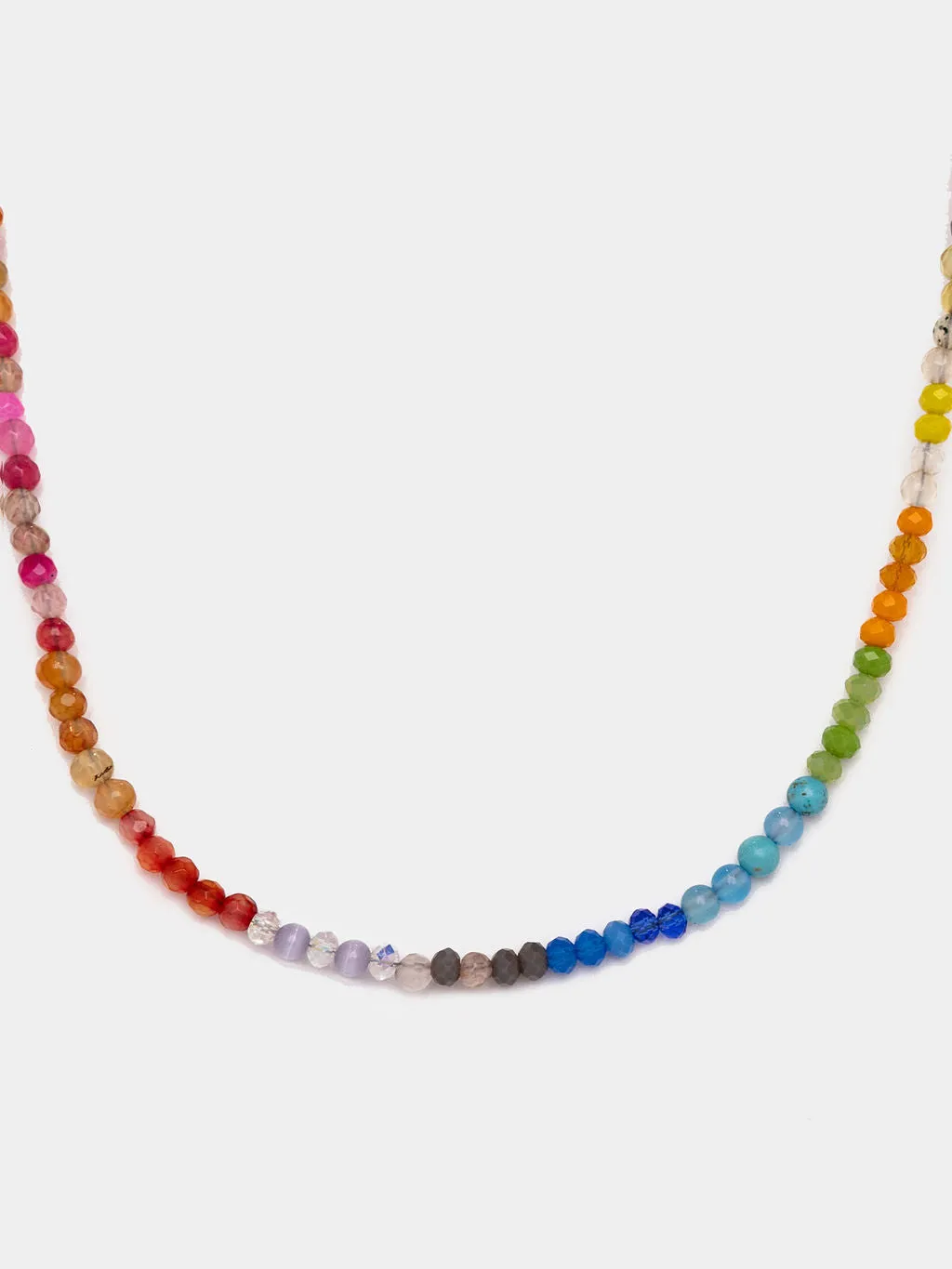 Rainbow Gemstone Necklace sold by OXB