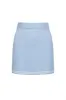 Boucle Knit Mini Skirt - Sky Blue sold by Pheme Paris